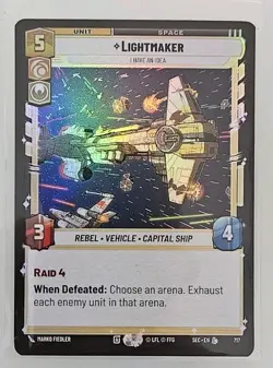 Lightmaker (Foil) 717 Legendary - SEC - Star Wars Unlimited - Image 1