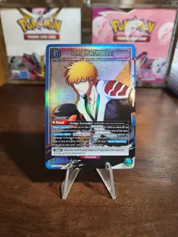 Bleach Vol 2 Union Arena Ichigo Kurosaki Super Rare Foil UEX01BT /BLC-2-019 - Image 1
