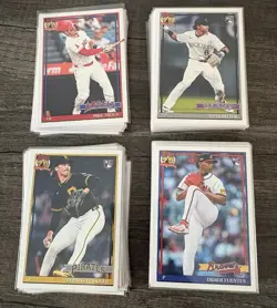 2026 TOPPS BASEBALL SERIES 1 1991 INSERT COMPLETE SET 1-100 #T91-1 - #T91-100 - Image 1