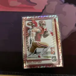 2025 Panini Donruss Optic Ricky Pearsall Red 100 parallel CASE HIT - Image 1