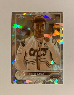 2022 Topps Chrome Sapphire F1 Pierre Gasly SEPIA /100 #45 Formula 1 - Image 1