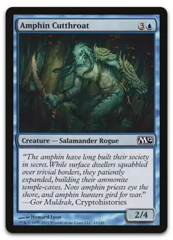 Amphin Cutthroat #43 (NM) Magic 2012 (M12) M12 Magic MTG - Image 1