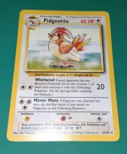Pokemon TCG Pidgeotto Base Set 22/102 - Image 2