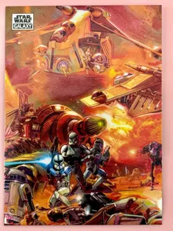 In the Heat of Battle Topps Star Wars Chrome Galaxy 2024 #6 - Image 1