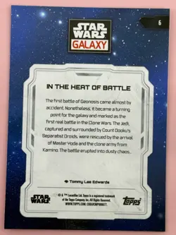 In the Heat of Battle Topps Star Wars Chrome Galaxy 2024 #6 - Image 2