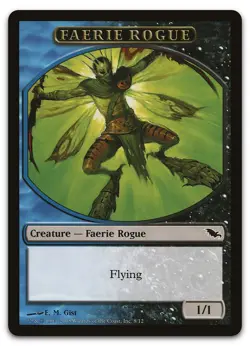 Faerie Rogue Token #8 (NM) Shadowmoor SHM Magic MTG - Image 1
