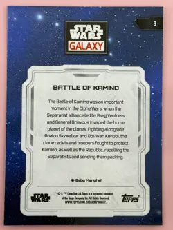 Battle of Kamino Topps Star Wars Chrome Galaxy 2024 #9 - Image 2