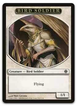 Bird Soldier Token #1 (NM) Alara Reborn ARB Magic MTG - Image 1
