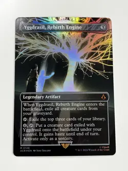 MTG Magic: Assassins Creed: Yggdrasil Rebirth Engine #126 Extended Art NM Mythic - Image 1