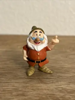 Doc Dwarf Disney Snow White & The Seven Dwarfs Movie 2” Figure Pvc Toy - Image 1
