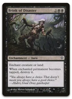 Brink of Disaster #52 (NM) Worldwake WWK Magic MTG - Image 1