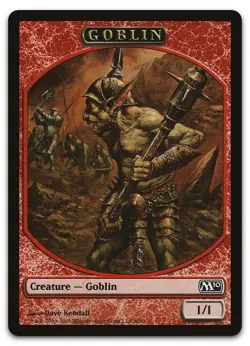 Goblin Token #4 (NM) Magic 2010 M10 Magic MTG - Image 1
