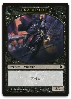 Vampire Token #5 (LP) Innistrad ISD Magic MTG - Image 1