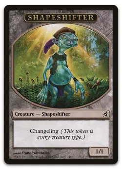 Shapeshifter Token #11 (LP) Lorwyn LRW Magic MTG - Image 1