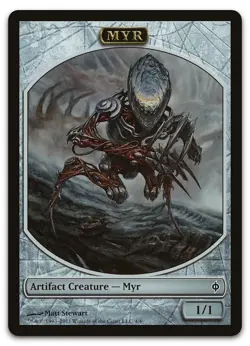 Myr Token #4 (NM) New Phyrexia NPH Magic MTG - Image 1