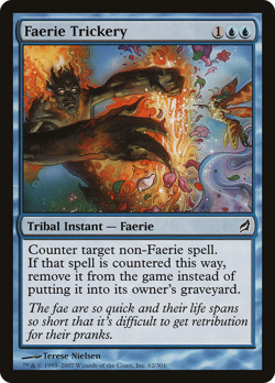 Faerie Trickery #62 (MP) Lorwyn LRW Magic MTG - Image 1