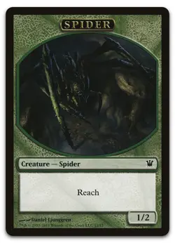 Spider Token #11 (NM) Innistrad ISD Magic MTG - Image 1