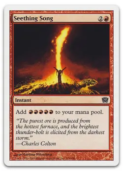 Seething Song #216 (NM) 9th Edition 9ED Magic MTG - Image 1