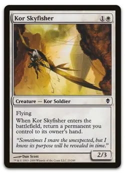 Kor Skyfisher #23 (NM) Zendikar ZEN Magic MTG - Image 1
