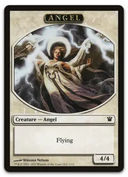 Angel Token #1 (LP) Innistrad ISD Magic MTG - Image 1