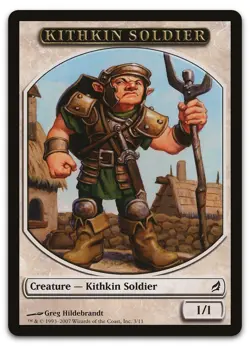 Kithkin Soldier Token #3 (LP) Lorwyn LRW Magic MTG - Image 1