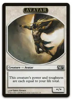Avatar Token #1 (NM) Magic 2010 M10 Magic MTG - Image 1