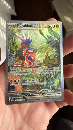 Pokemon TCG Koraidon EX Scarlet Violet Base Set Holo Card 247/198 - Image 1