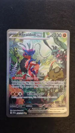 Pokemon TCG Koraidon EX Scarlet Violet Base Set 247/198 Special Illustration - Image 1