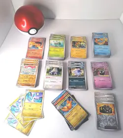 Pokemon 151 TCG Bulk Lot- Commons Uncommons, Holos&Reverse 300+CARD LOT - Image 2