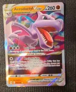 🔴⚪ Aerodactyl VSTAR 093/196 Lost Origin Holo Rare Pokemon Card ⚪🔴 - Image 1