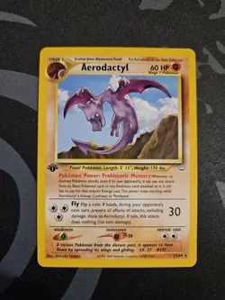 Aerodactyl 15/64 Neo Revelation 1st Edition Regular Rare NM - Image 1