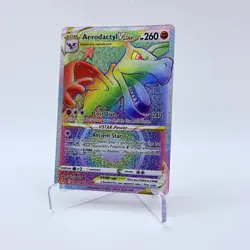 Pokemon Lost Origin - Aerodactyl Vstar - 199/196 - Rainbow Rare Full Art - MINT - Image 3