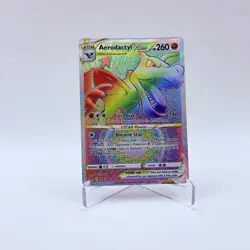 Pokemon Lost Origin - Aerodactyl Vstar - 199/196 - Rainbow Rare Full Art - MINT - Image 4