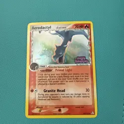 Aerodactyl 35/110 Holon Phantoms Stamp Holo. LP+ Pokemon card. - Image 1