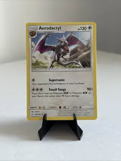 Pokemon Card Aerodactyl 130/181 Team Up Sun & Moon Rare Mint Condition - Image 1