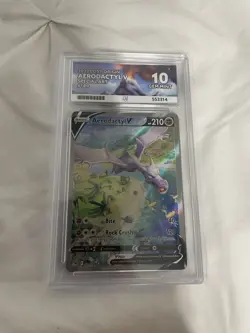 Aerodactyl V (Alternate Full Art) 180/196 Swsh11: Lost Origin Holo Ace 10 - Image 1