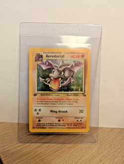 Pokemon 1st Edition Aerodactyl (Prerelease) 1/62 Wotc Promo Holo First Edition - Image 3
