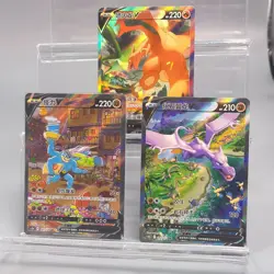 Pokemon TCG S-Chinese Charizard Aerodactyl Machamp V SR lots of 3 556752468747 - Image 1