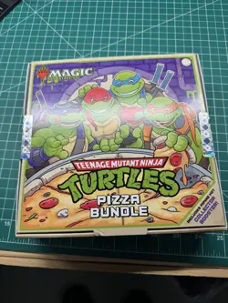 MTG Pizza Bundle Teenage Mutant Ninja Turtles TMT New Sealed Magic the Gathering - Image 1