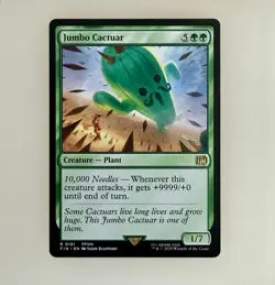 Magic the Gathering: Jumbo Cactuar Final Fantasy Regular NM - Image 1