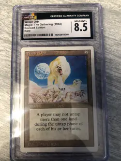 CGC 8.5 Winter Orb Rare MTG Revised (1994) Magic FREE SHIPPING - Image 1