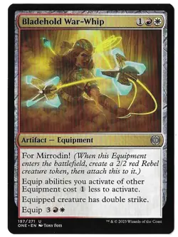 MTG Bladehold War-Whip Phyrexia: All Will Be One (ONE) Magic #197/271 Unplayed - Image 1