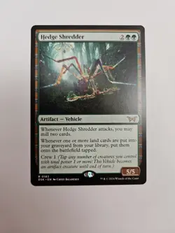 Hedge Shredder #0183 Duskmourn: House of Horror Reg Magic The Gathering MTG - Image 1