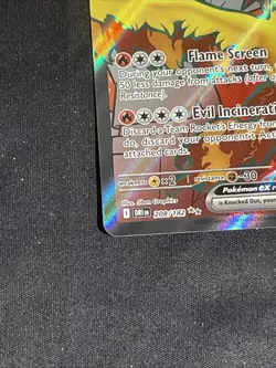 Team Rocket's Moltres ex 208/182 Destined Rivals Full Art Pokemon Card NM - Image 5