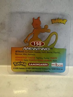 Mewtwo 150 ® Lamincards 2005 Pokemon TCG - Collectible Seethrough Pokemon Card - Image 3