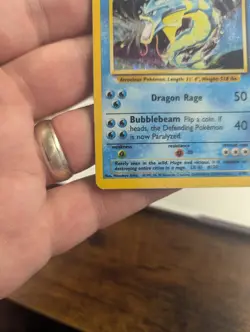 Pokemon TCG Gyarados Base Set 6/102 - Image 4