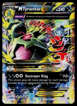 Pokemon Card - M Tyranitar EX Holo XY - Ancient Origins 43/98 Ultra Rare - Image 1