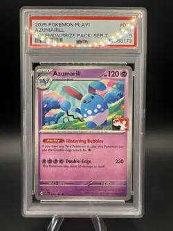 Play! Pokemon Prize Pack Series 7 Surging Sparks 074/191 Azumarill - PSA 9 - Image 1