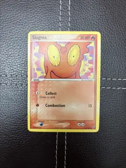 Pokemon TCG - Slugma - 74/107 - EX Deoxys - LP Common (2005) - Image 1