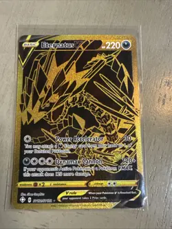 Pokemon TCG Eternatus v SV121/SV122 Shining Fates Gold Ultra Rare - Image 1
